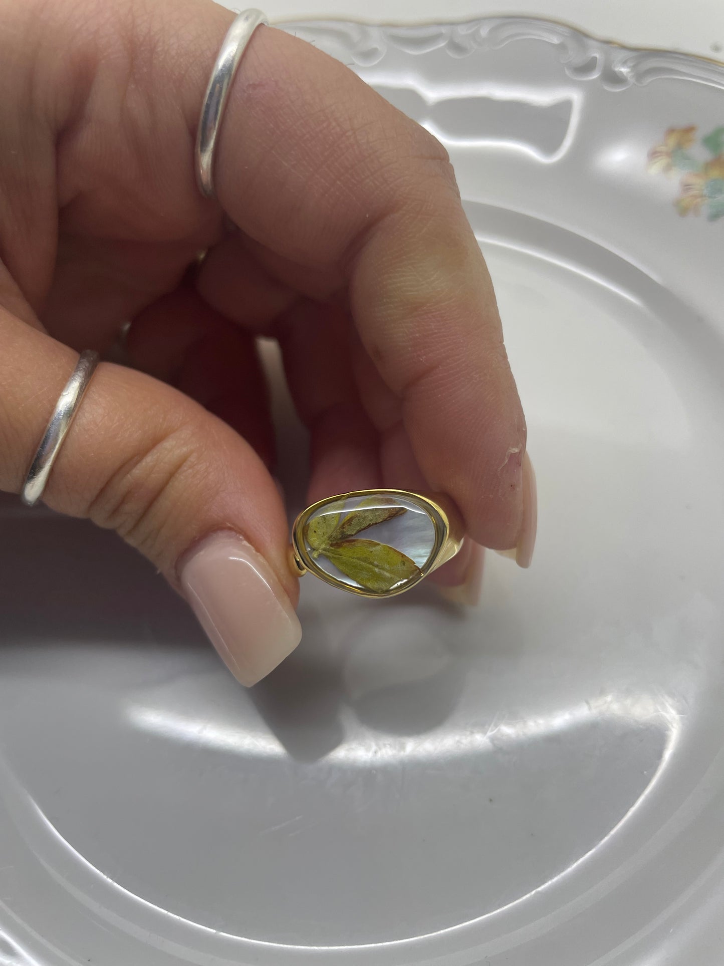 Anello “Natura perlata”